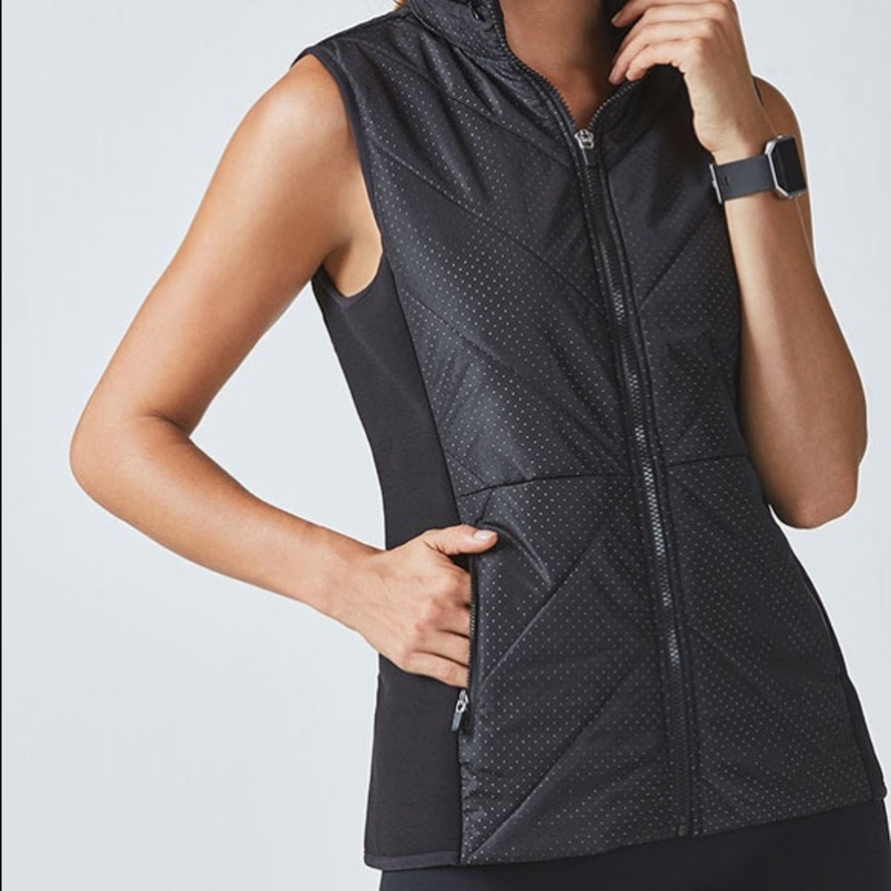 Fabletics Sedona Puffer Vest with Hood